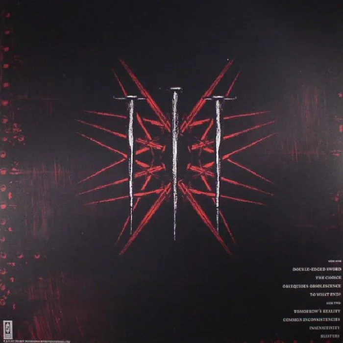 Back cover — NEUROSIS — The Word As Law (reissue)