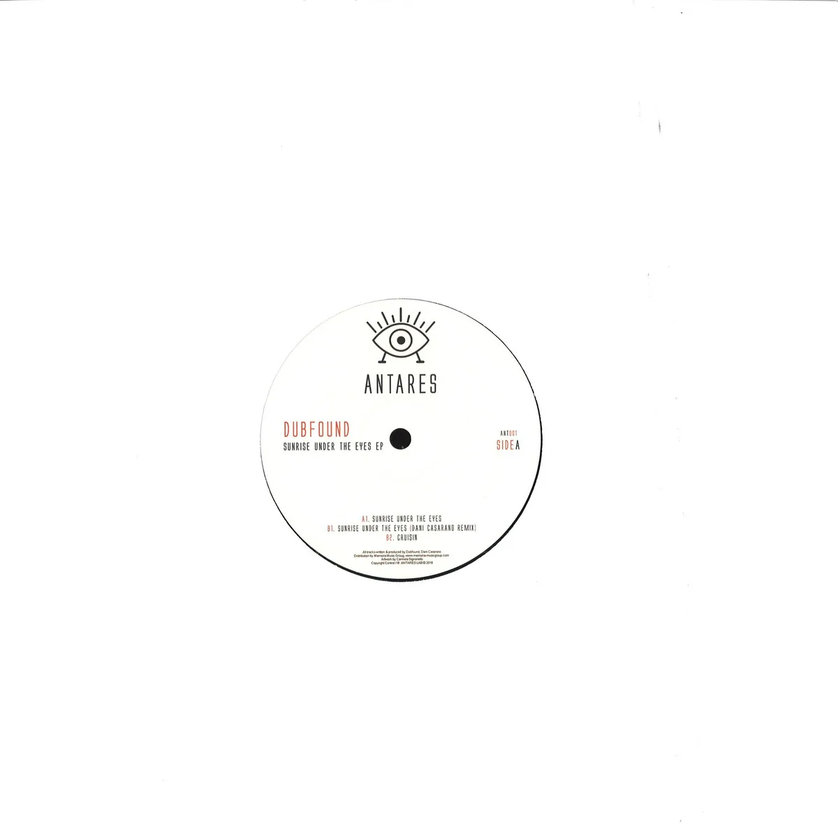 Back cover — Dubfound — Sunrise Under The Eyes