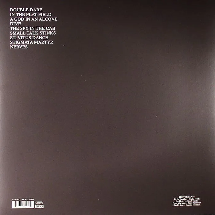 Back cover — BAUHAUS — In The Flat Field (remastered)