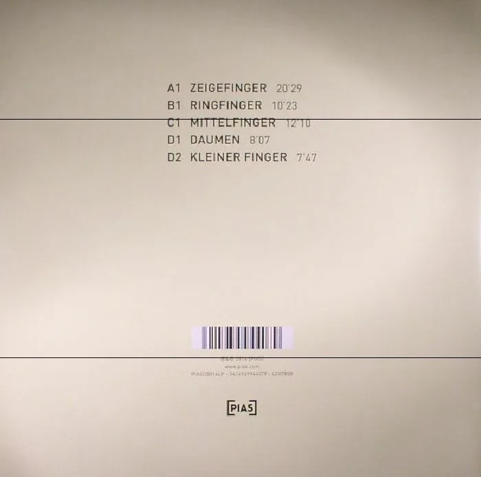 Back cover — BOHREN & DER CLUB OF GORE — Geisterfaust (reissue)
