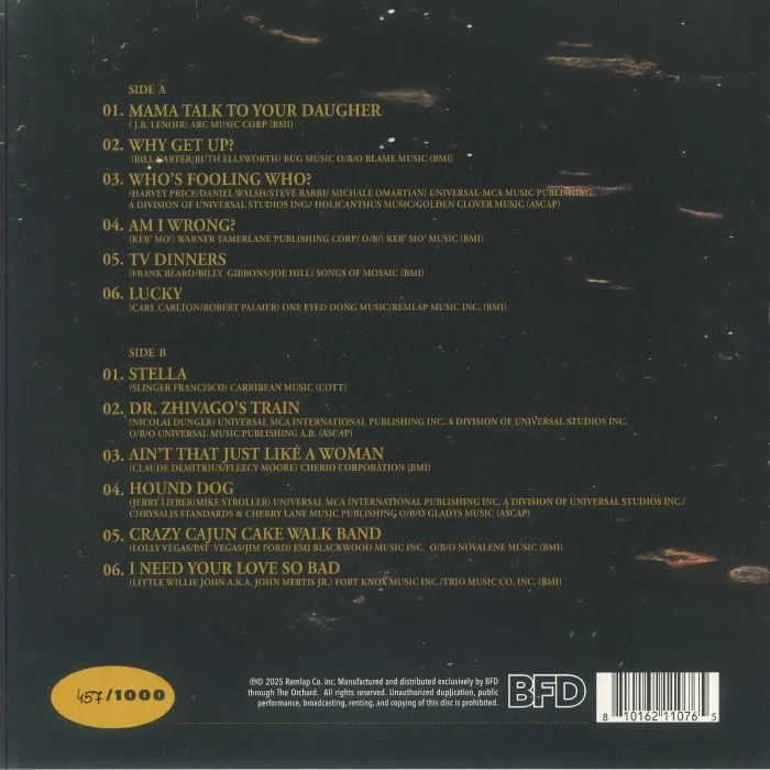 Back cover — Robert PALMER — Drive