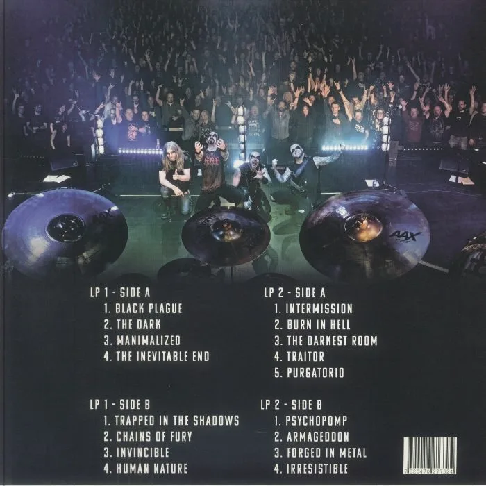 Back cover — MANIMAL — Live At The Theater