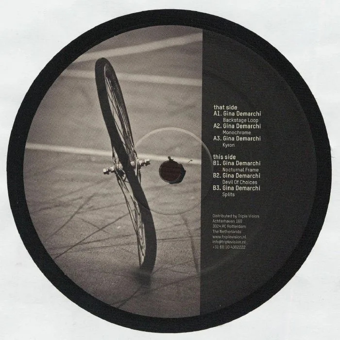 Back cover — Gina DEMARCHI — Monochrome EP