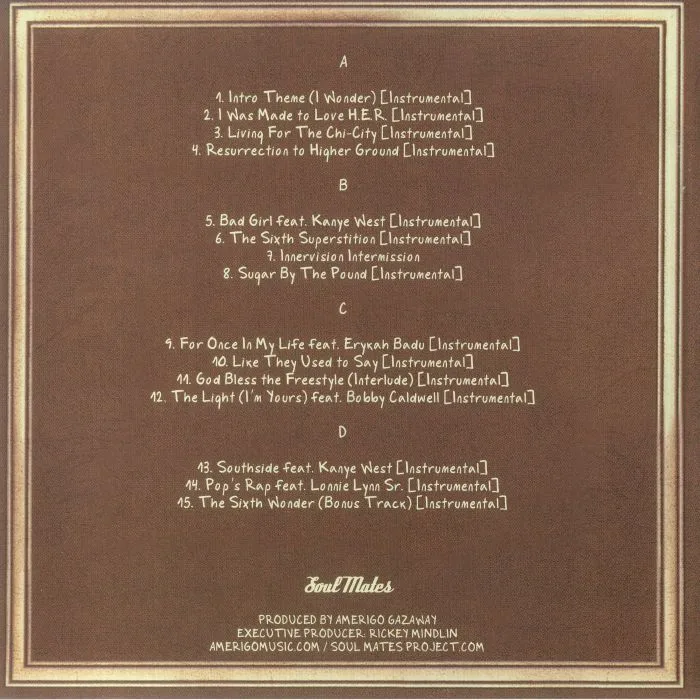 Back cover — Amerigo GAZAWAY — A Common Wonder:The Instrumentals