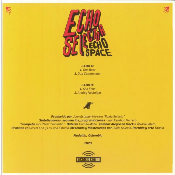 Back cover — ECHO SELECTOR — Echo Space Dub Session Vol 2