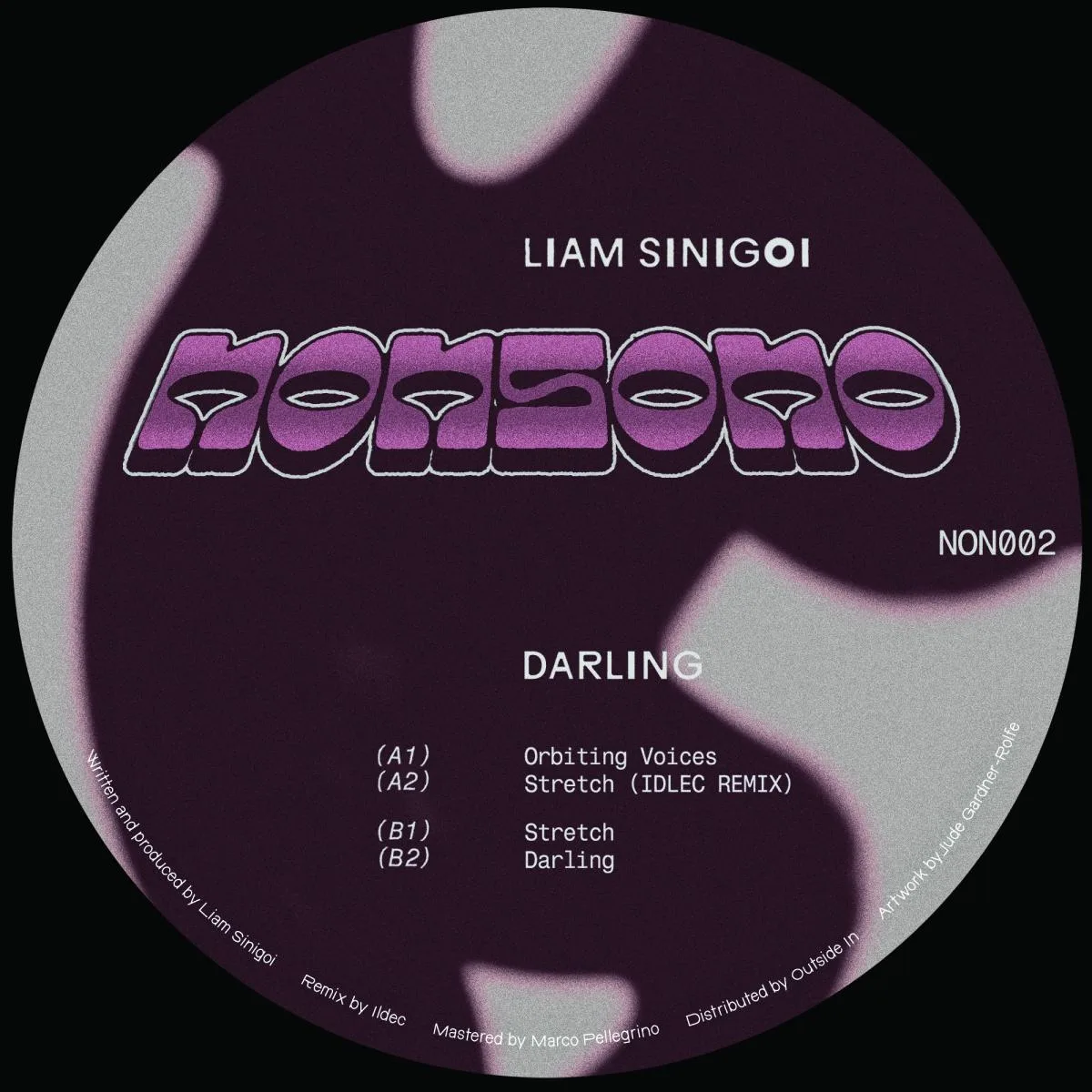 Front cover — Liam Sinigoi — Darling (feat. Ildec Remix)