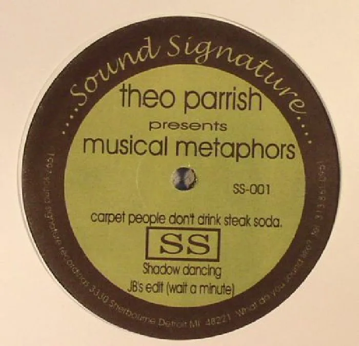 Лицевая сторона обложки — Theo PARRISH — Musical Metaphors