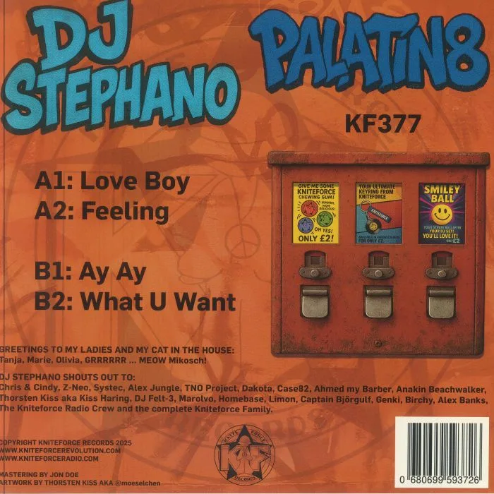 Back cover — DJ STEPHANO — Palatin8