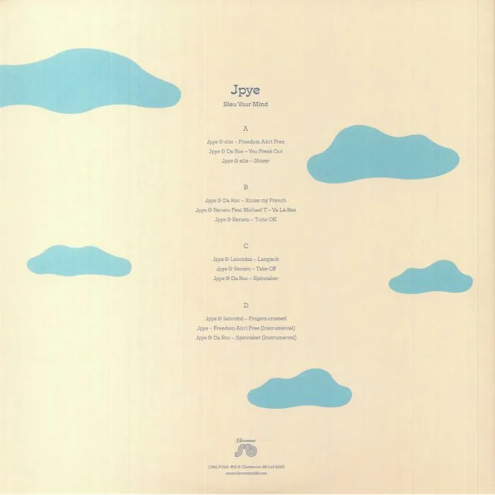 Back cover — JPYE / VARIOUS — Bleu Your Mind