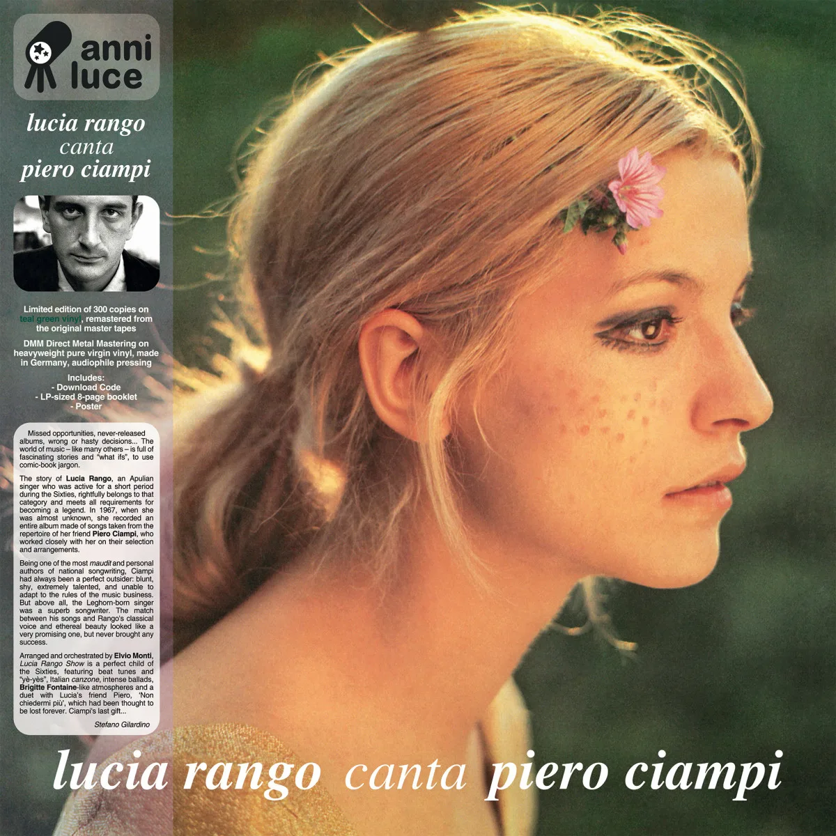 Lucia Rango — Lucia Rango canta Piero Ciampi LP