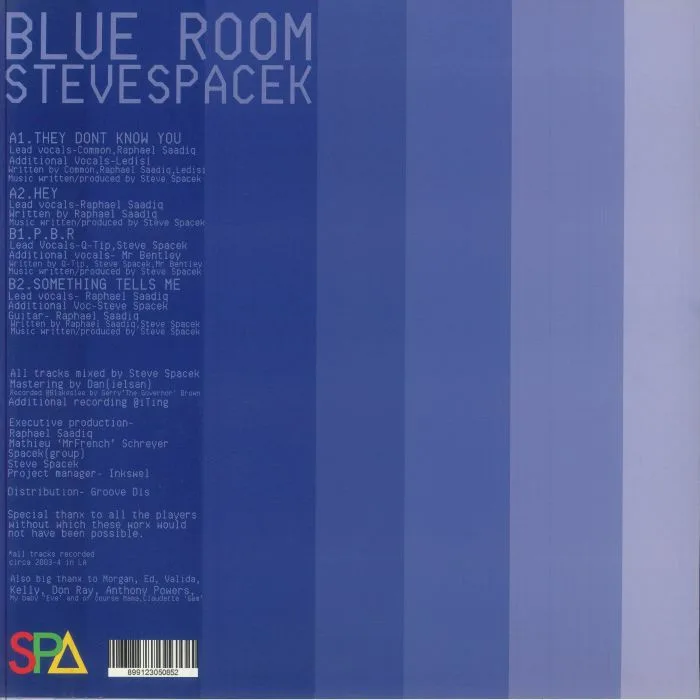Back cover — Steve SPACEK — Blue Room (B-STOCK)