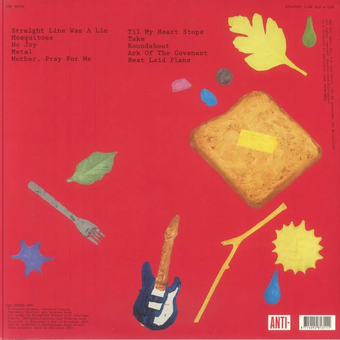 Back cover — The BETHS — Straight Line Was A Lie