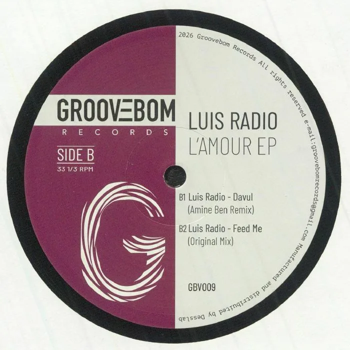 Back cover — LUIS RADIO — L'Amour EP (B-STOCK)