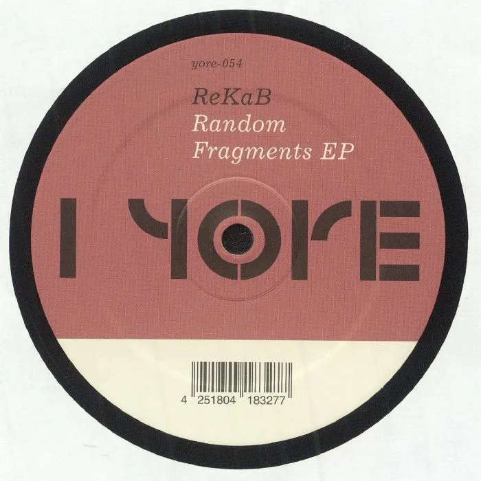 Лицевая сторона обложки — REKAB — Random Fragments EP