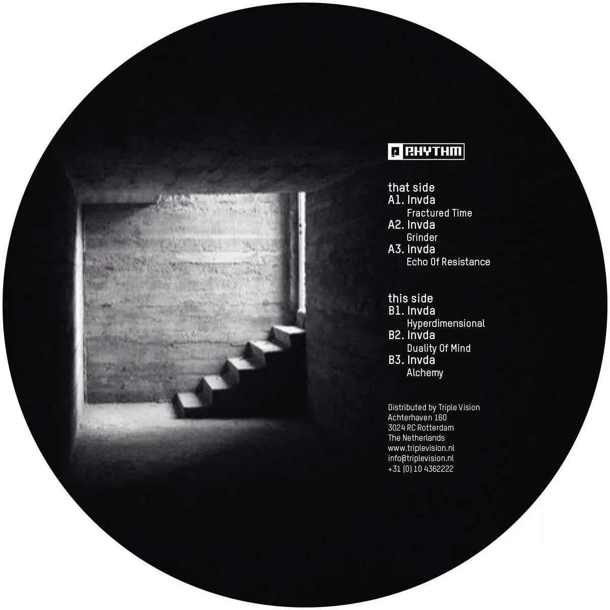 Обратная сторона обложки — Invda — Alchemy EP