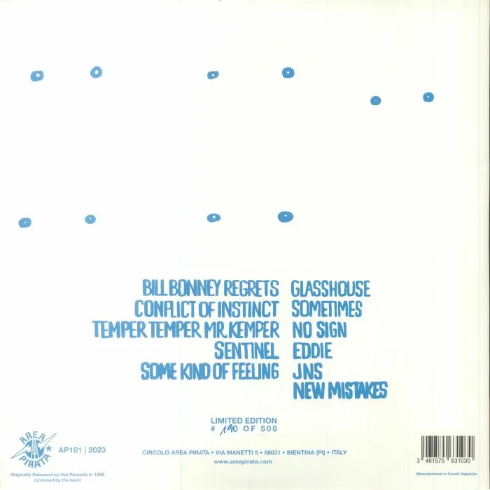 Обратная сторона обложки — The CELIBATE RIFLES — The Turgid Miasma Of Existence (reissue)