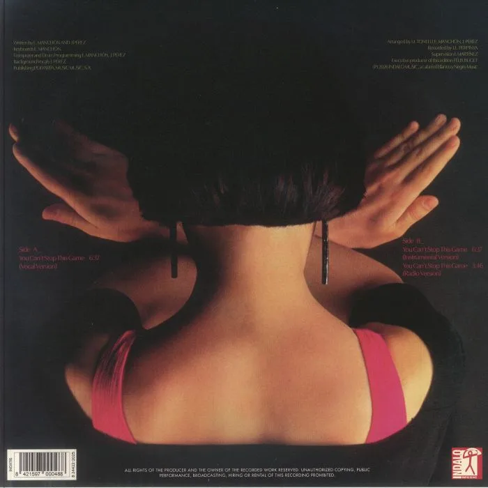 Обратная сторона обложки — TOKIO — You Can't Stop This Game (reissue)