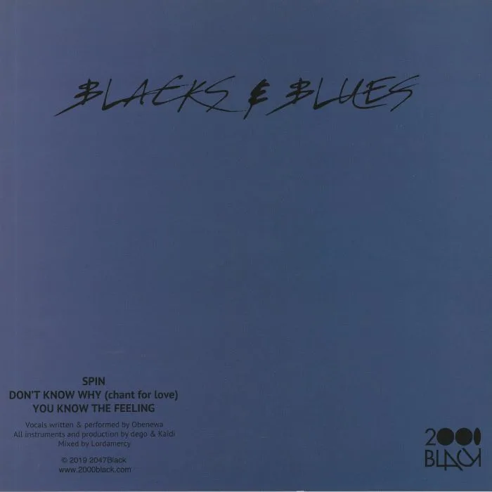 Обратная сторона обложки — BLACKS & BLUES — Spin