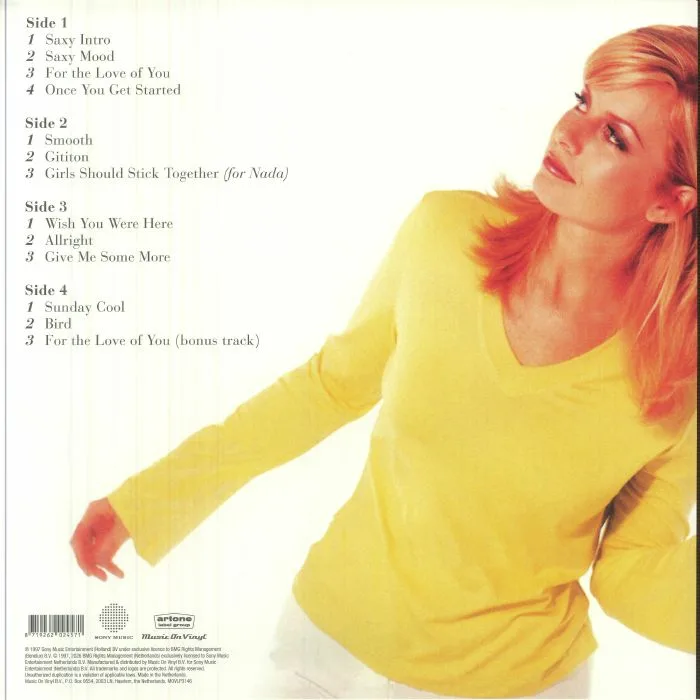 Back cover — Candy DULFER — For The Love Of You (reissue)