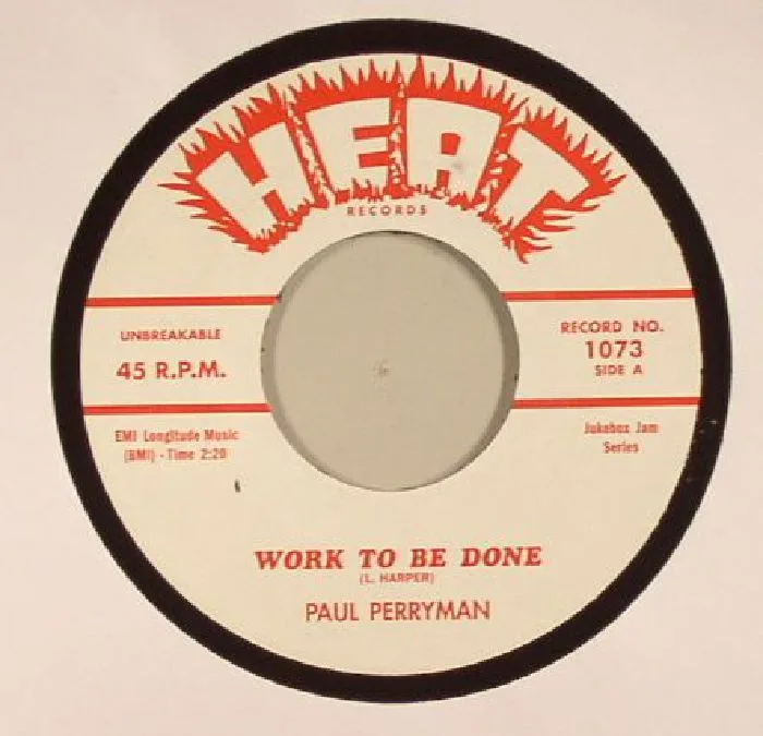 Paul PERRYMAN / LITTLE BOBBY ROACH & HIS COMBO — Work To Be Done