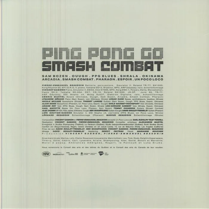 Обратная сторона обложки — PING PONG GO — Smash Combat