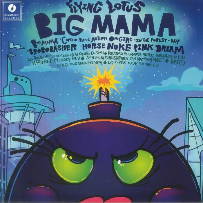 Обратная сторона обложки — FLYING LOTUS — Big Mama