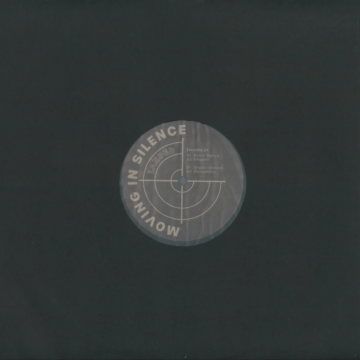 Back cover — Landed — Enigma EP