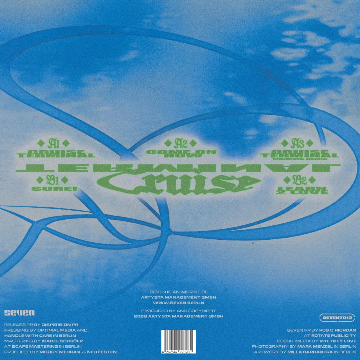 Back cover — Moody Mehran — Cruise Control