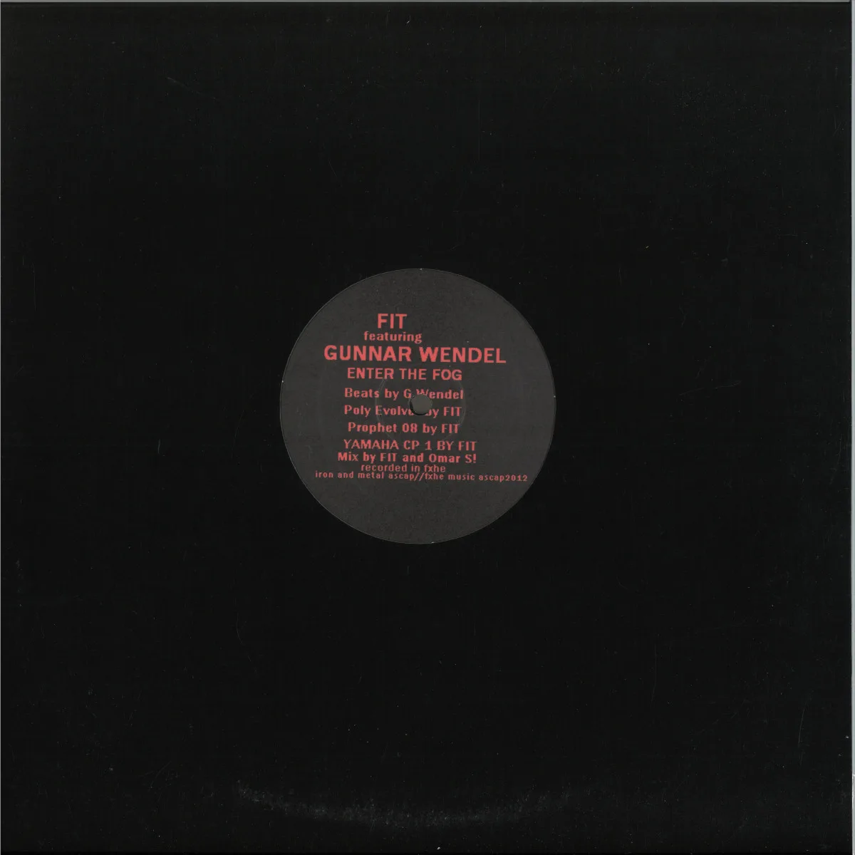 Back cover — F.i.t.&Gunnar Wendel — Enter The Fog