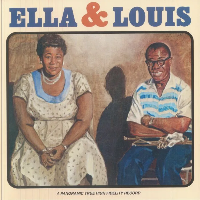 Лицевая сторона обложки — Ella FITZGERALD / LOUIS ARMSTRONG — Ella & Louis (reissue)