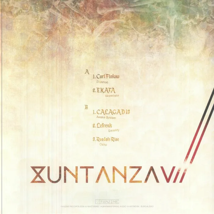 Обратная сторона обложки — Carl FINLOW / EKATA / CALAGAD 13 / LEFRENK / REEDALE RISE — Xuntanza Vol VII
