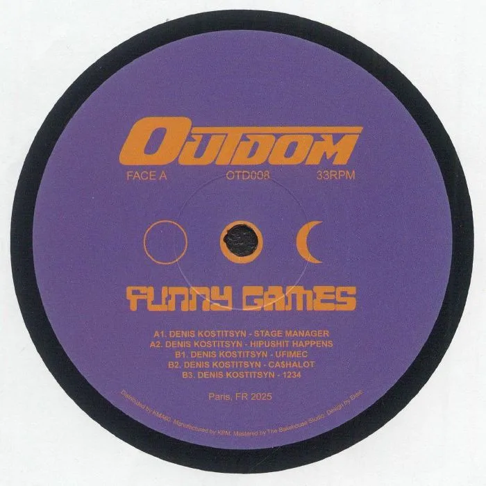 Лицевая сторона обложки — Denis KOSTITSYN — Funny Games EP