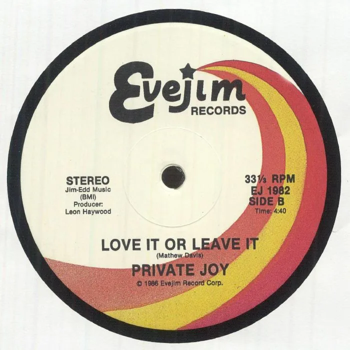Обратная сторона обложки — PRIVATE JOY — Coolin Out (reissue)