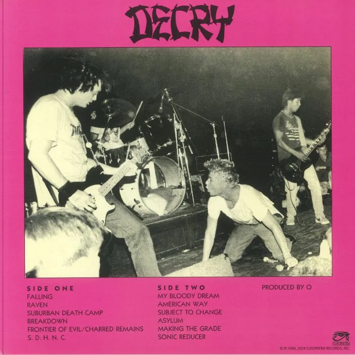 Обратная сторона обложки — DECRY — Falling