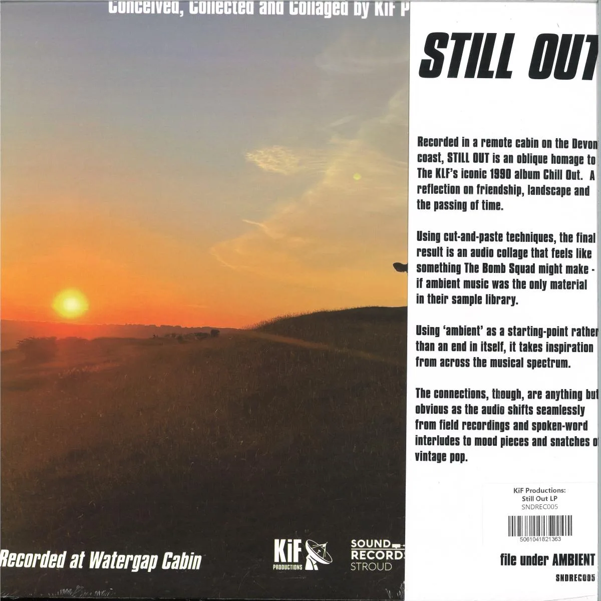 Back cover — KiF — Still Out LP