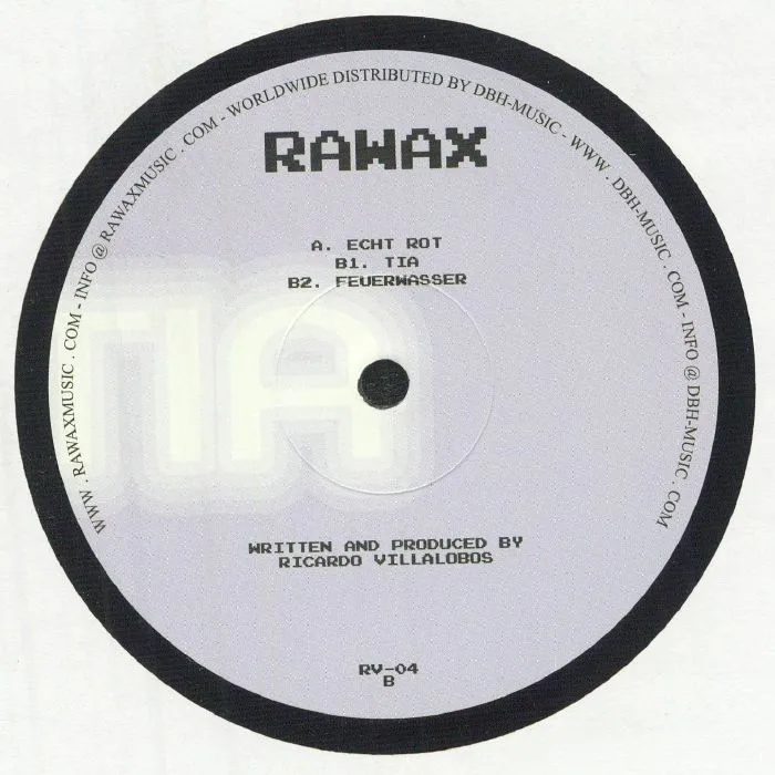 Обратная сторона обложки — Richard WOLFSDORF aka RICARDO VILLALOBOS — Tia (reissue)