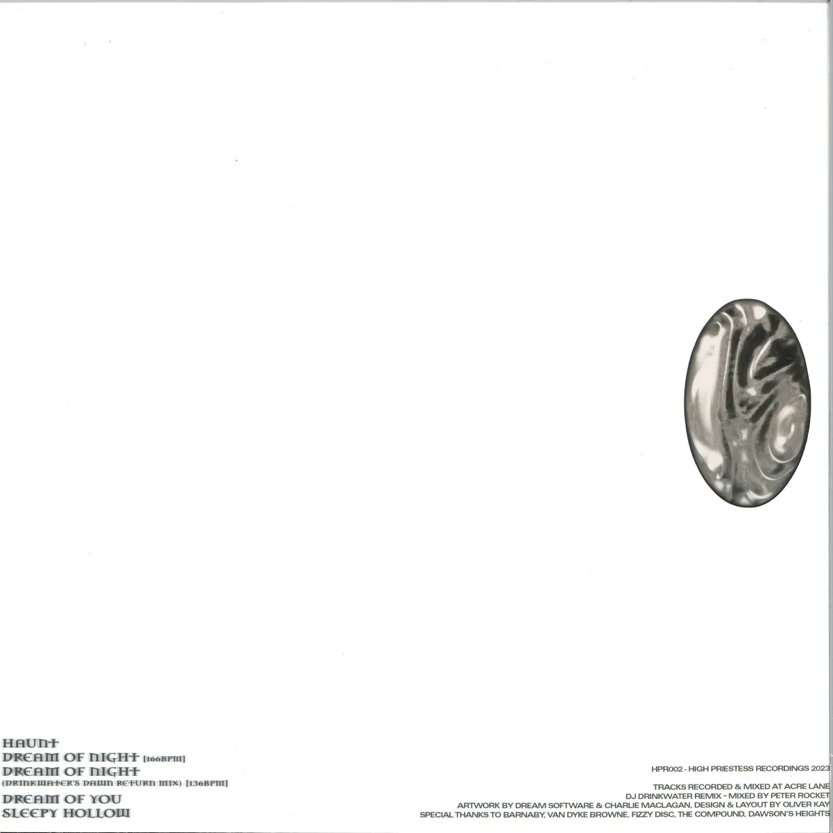 Back cover — Excelsior Ruth — Excelsior Ruth