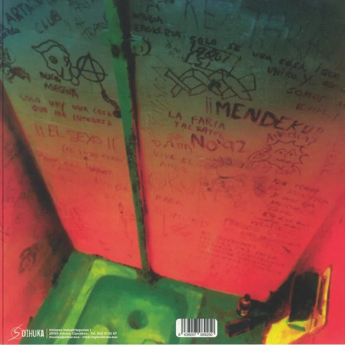 Back cover — LA POLLA RECORDS — Ellos Dicen Mierda Nosotros Amen (reissue)