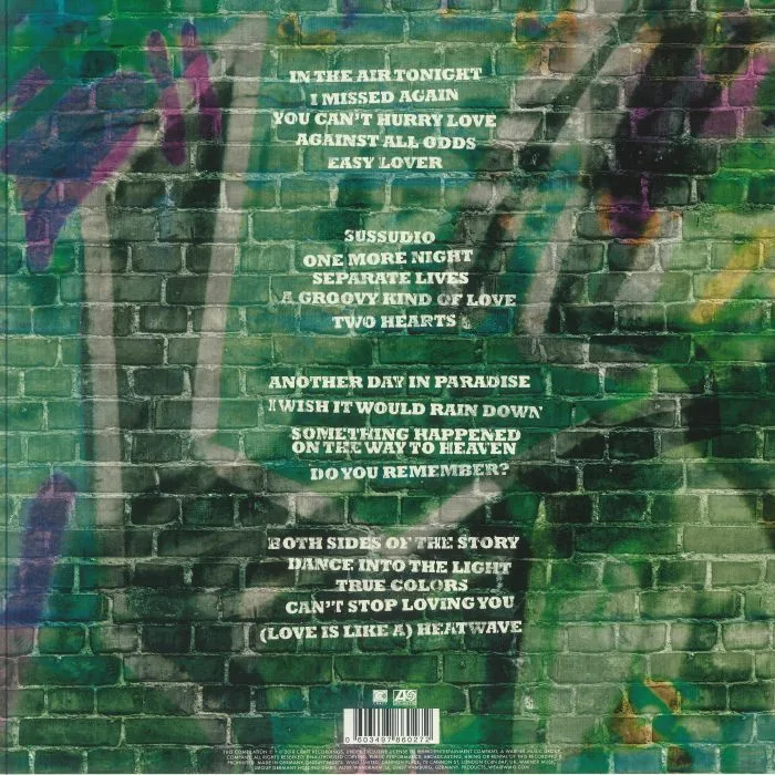 Back cover — Phil COLLINS — The Singles