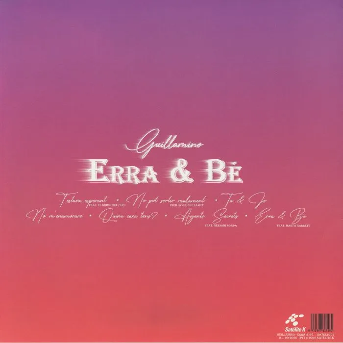 Back cover — GUILLAMINO — Erra & Be