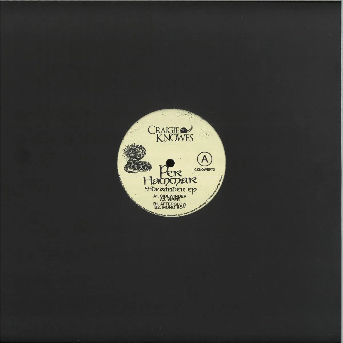 Back cover — Per Hammar — Sidewinder EP