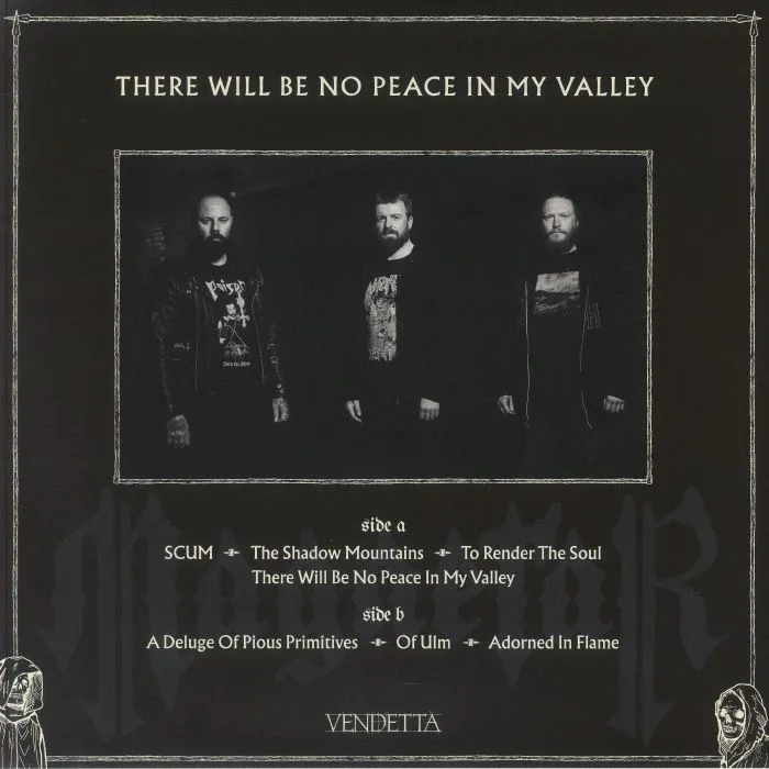 Back cover — MAGNETAR — There Will Be No Peace In My Valley