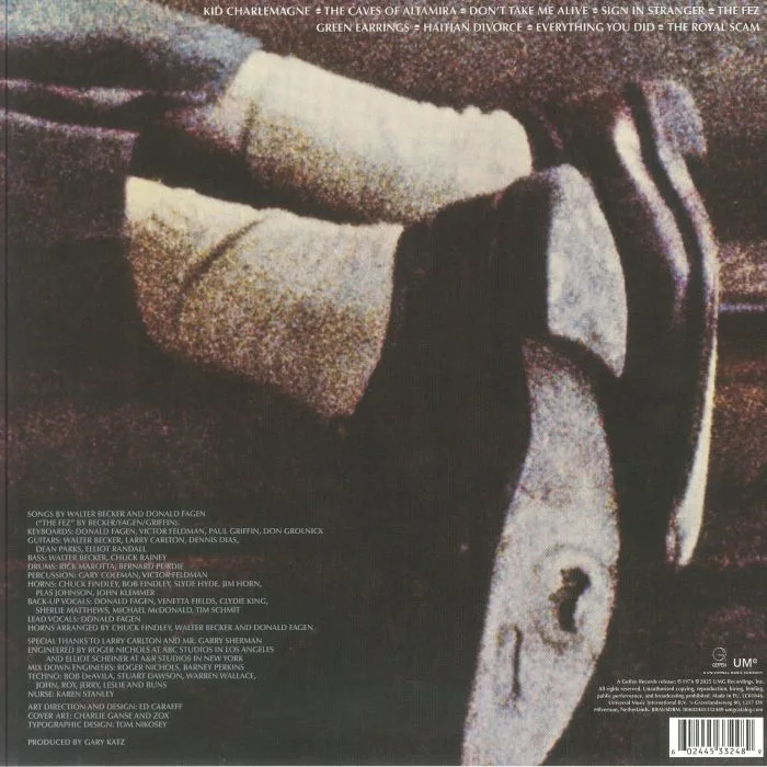 Back cover — STEELY DAN — The Royal Scam (reissue)