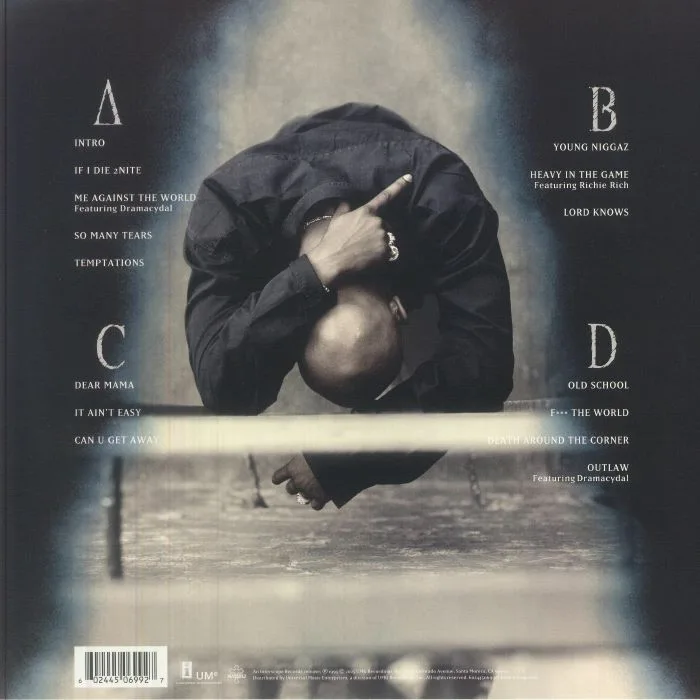 Back cover — 2 PAC — Me Against The World (30th Anniversary Edition)