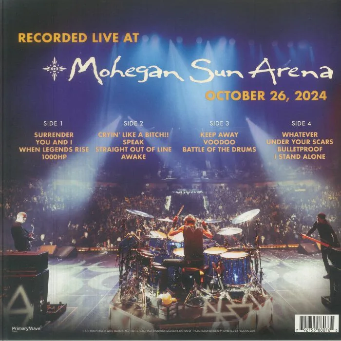 Обратная сторона обложки — GODSMACK — Live At Mohegan Sun