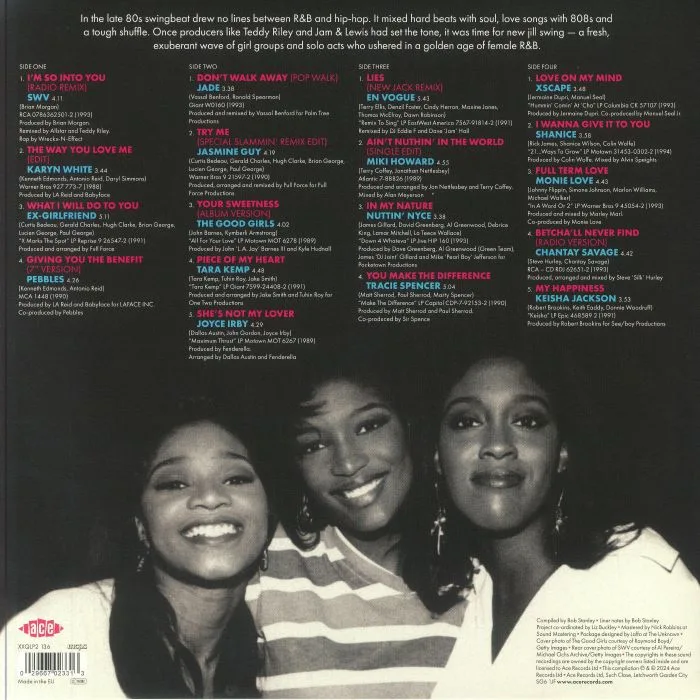 Back cover — VARIOUS — New Jill Swing 1988-94