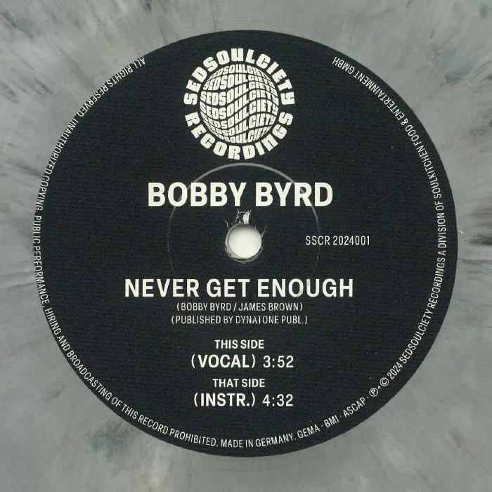 Bobby BYRD — Never Get Enough (reissue)