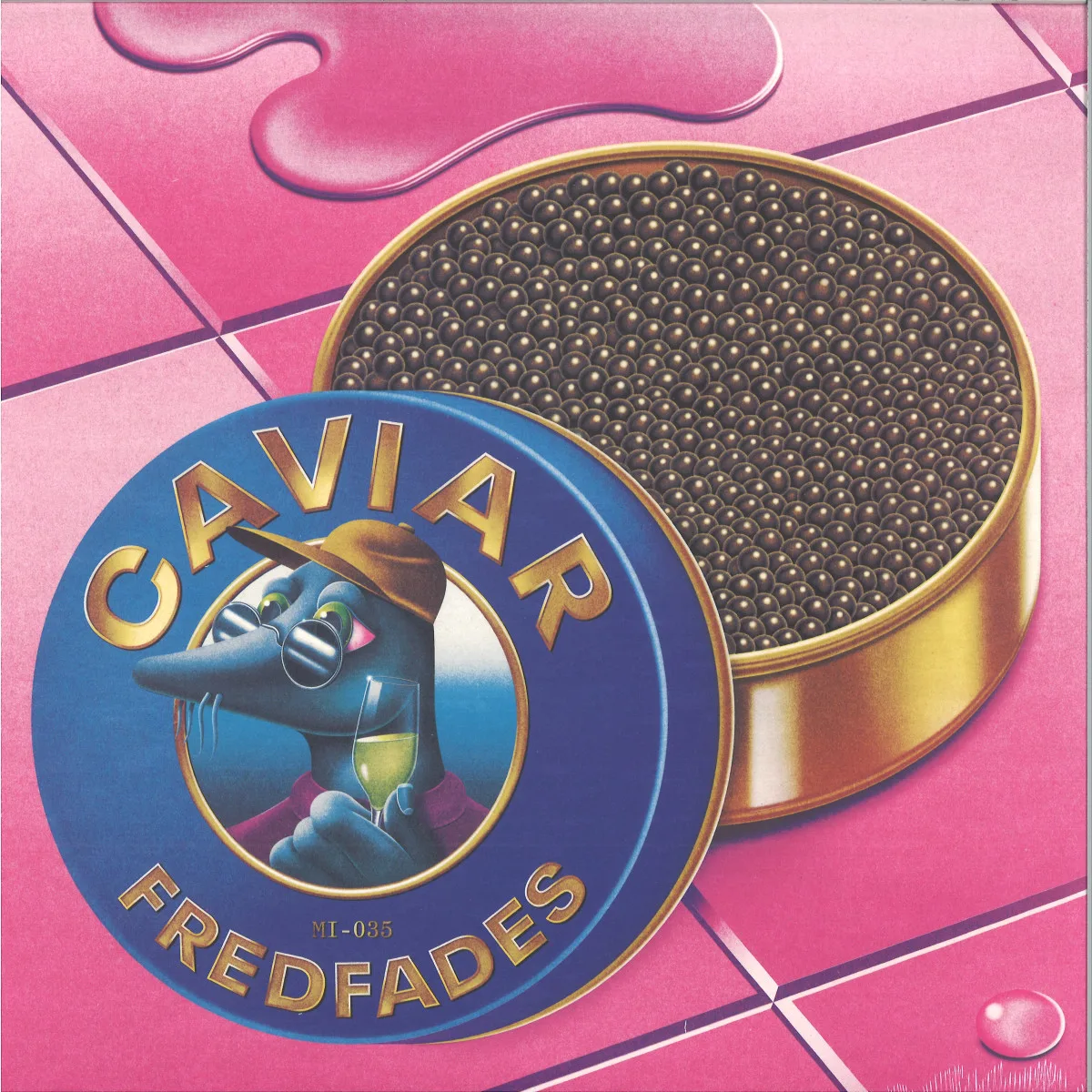 Лицевая сторона обложки — Fredfades — Caviar LP