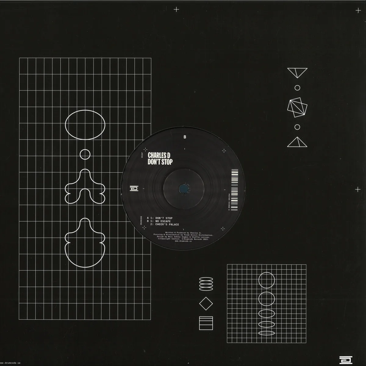 Back cover — Charles D — Don’t Stop