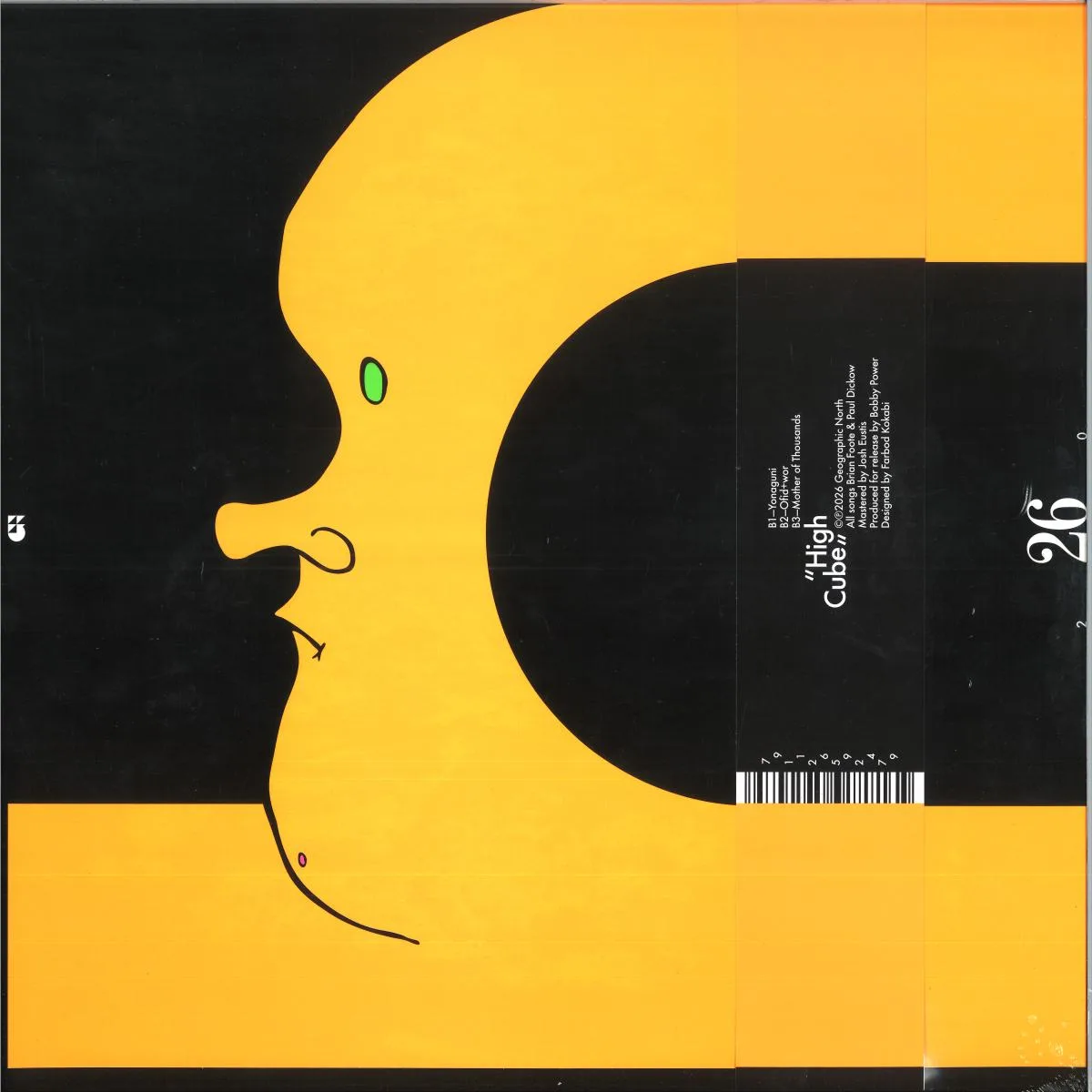 Back cover — Foote/Dickow — High Cube LP